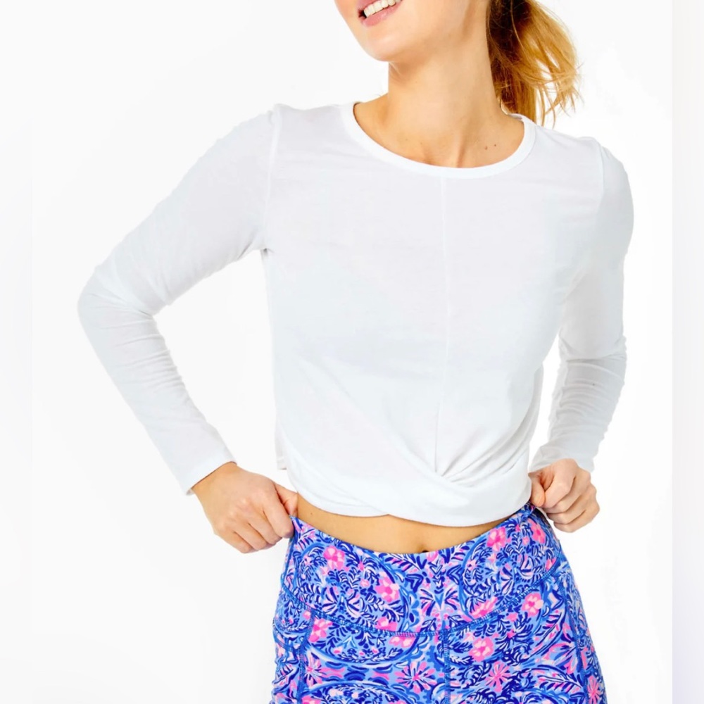 Lilly Pulitzer Greer, Top Resort White, L